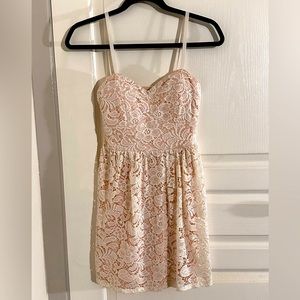 As U Wish XSmall off White lace dress